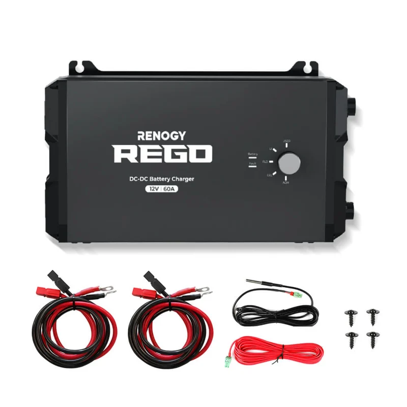 RENOGY REGOシリーズ 走行充電器12V 60A BLUETOOTHモジュール内蔵