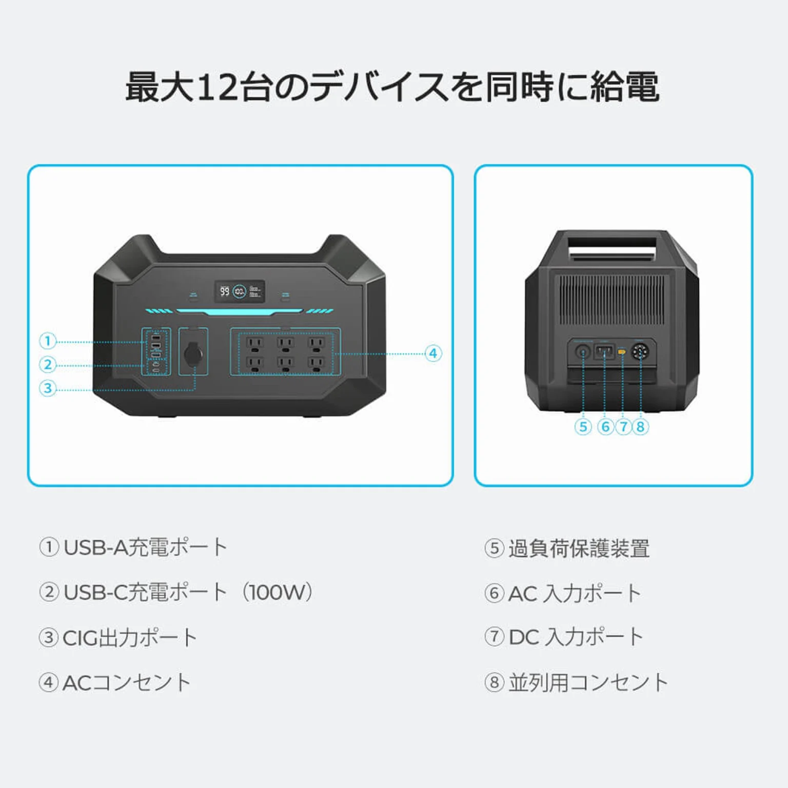 新品　Renogyポータブル電源 PHOENIX 1000 RENOGY ポータブル電源 PHOENIX 1000 : いいものネット工具販売