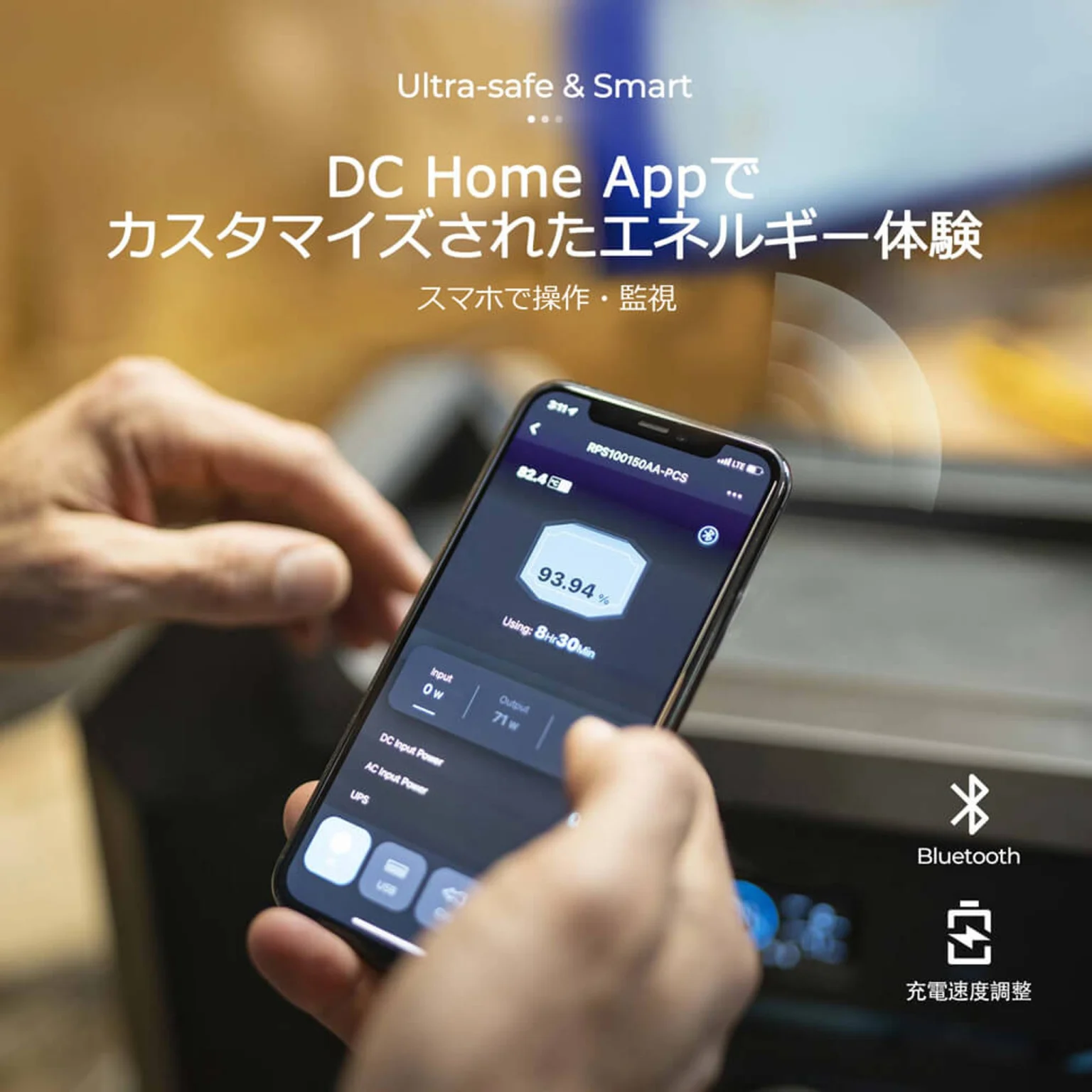 RENOGYポータブル電源 1000 リン酸鉄リチウムイオンバッテリー