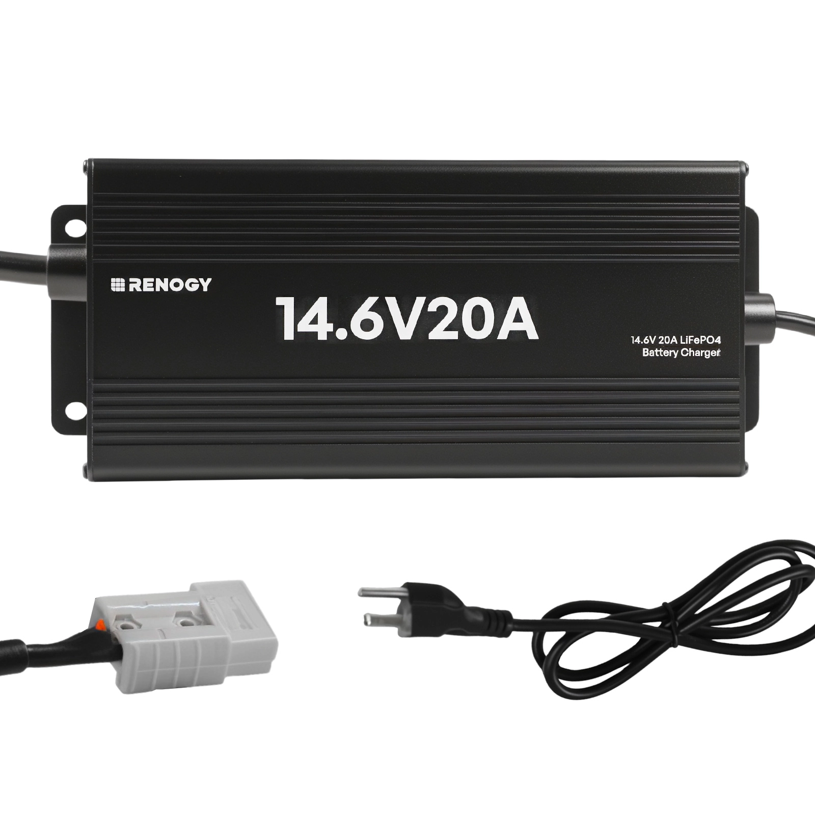 Renogy 14.6V 20A AC-DC LFP ポータブルバッテリー充電器